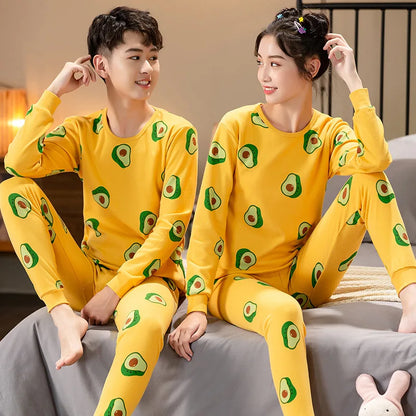 Teens Pijamas Long Sleeve Cotton Pyjamas Kids Clothes Sets Cartoon Big Boy Sleepwear Cute Pajamas For Girls 10 12 14 16 18 Years