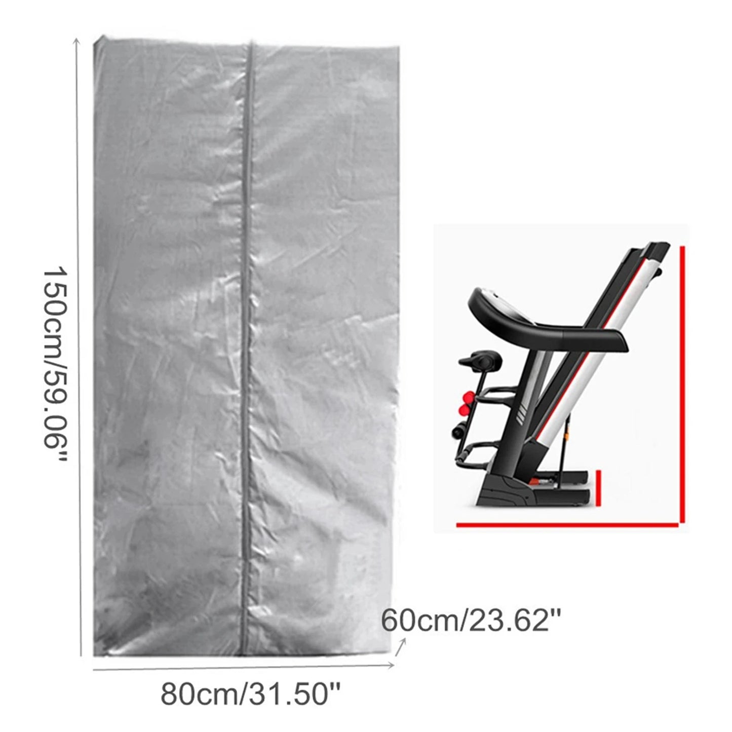 Treadmill Cover, Folding Treadmill Cover, Dustproof And Waterproof Cover, Oxford Cloth Waterproof And Sun Protection Cover