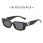 Retro Rectangle Sunglasses Women Brand Designer Vintage Small Frame Sun Glasses Ladies Classic Black Square Oculos De Sol