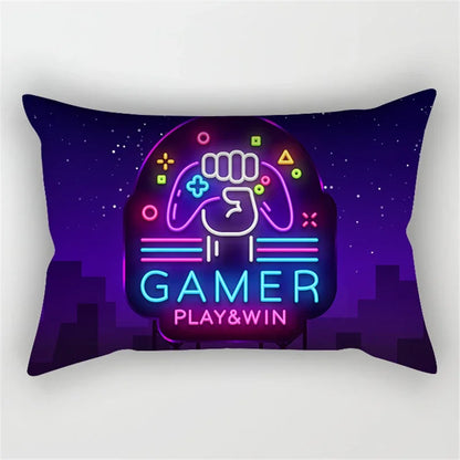 30x50cm esports gaming player handle Print Pillowcase Sofa Hold  Car Seat Cushion Cover Gaming Room decor Home