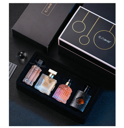 Gift Box Four Piece Set Perfume Spray 105ml Floral Scent  Lasting Fragrance Pheromone Eau De Parfum Men Cologne Balminess