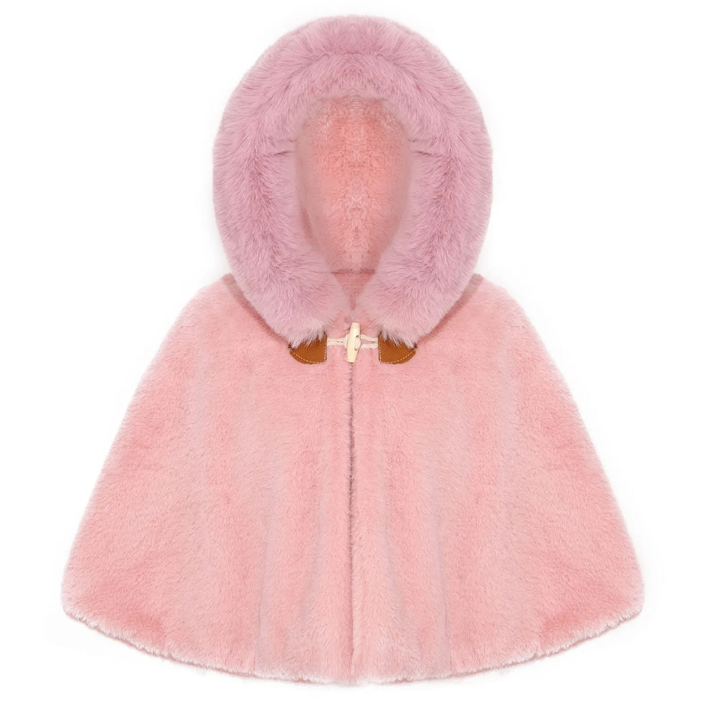 Toddler Baby Girls Cute Carseat Poncho Faux Fur Hooded Cape Cloak Thicken Fleece Jacket Coat Winter Outerwear Little Girls Coat