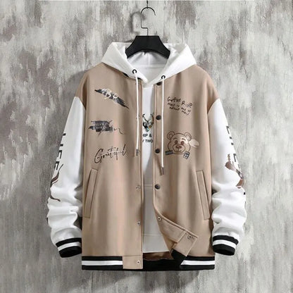 Men's Spring and Autumn Baseball Jacket