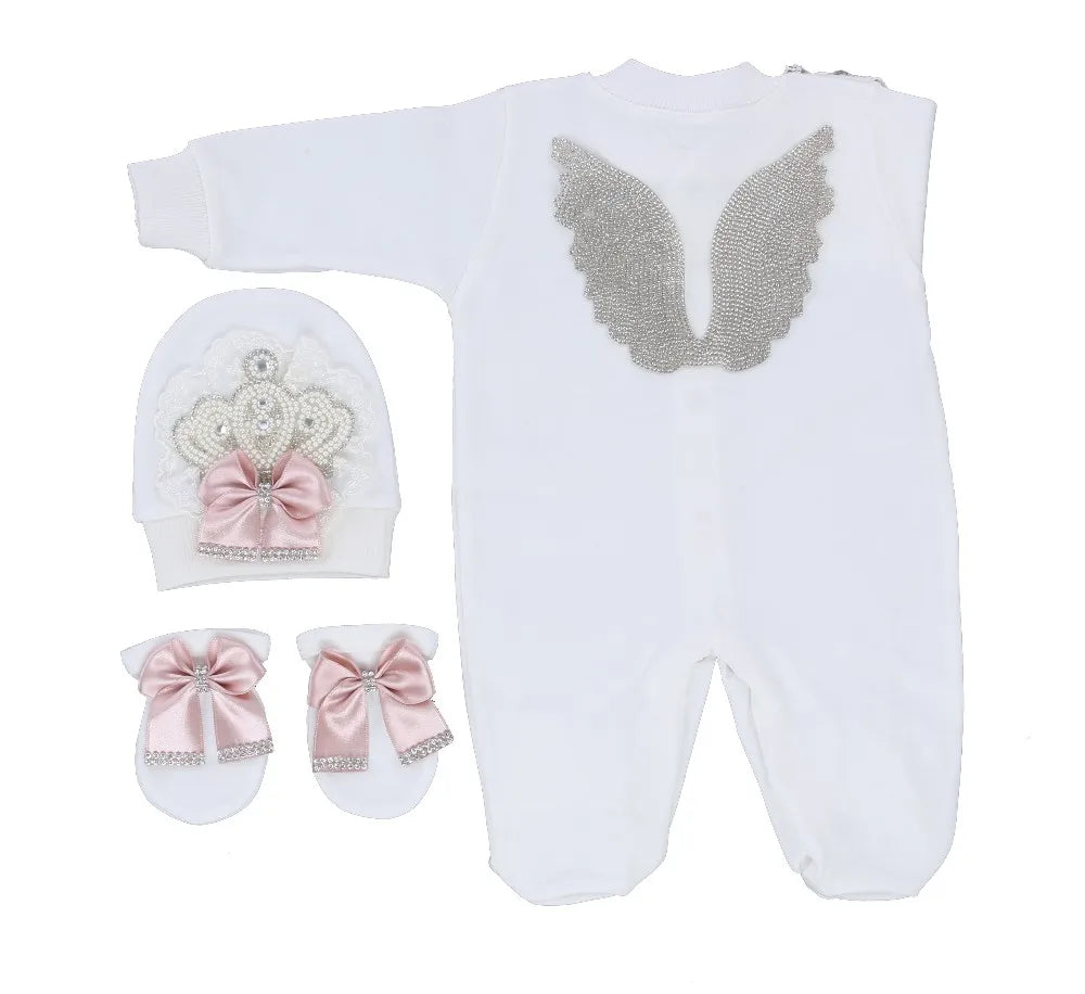 3pcs Newborn Baby Boy Outfits Set Kids Clothing Real Cotton Infant Care Products Body Suit Shirt Pants (GREAT BABY SHOWER GIFT)