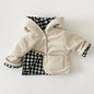 2025 New Winter 0-3Yrs Toddler Baby Girl Jacket Long Sleeved Print Thicken Warm Cardigan Coat Newborn Baby Girls Thick Coat