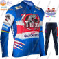 Kids Soudal Quick Step 2025 Cycling Jersey Winter Set World Champion Boys Girl Cycling Clothing Bike Thermal Jacket Suit Maillot