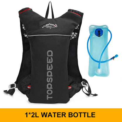 Outdoor Trail Running 5L Ultralight Backpack Hydration Jogging Vest Men Breathable Marathon Bicycle Bag Water Bottle 500ML