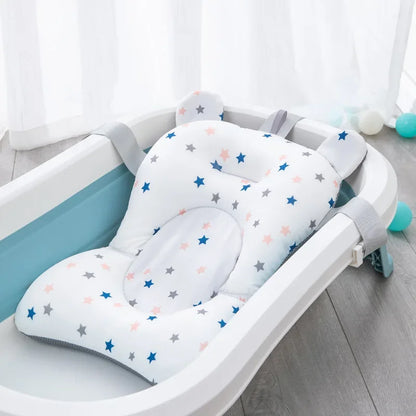 Children Shower Air Cushion Bed Newborn Baby Security Bath Seat Infant Baby Bath Tub Pad Portable Baby Non-Slip Bathtub Mat