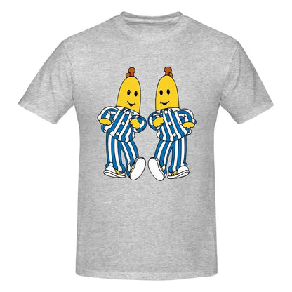 Bananas In Pyjamas Best Friend 100% Cotton T-shirt Men Fashion T Shirts Men O-Neck Short Sleeve S-6XL