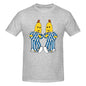 Bananas In Pyjamas Best Friend 100% Cotton T-shirt Men Fashion T Shirts Men O-Neck Short Sleeve S-6XL