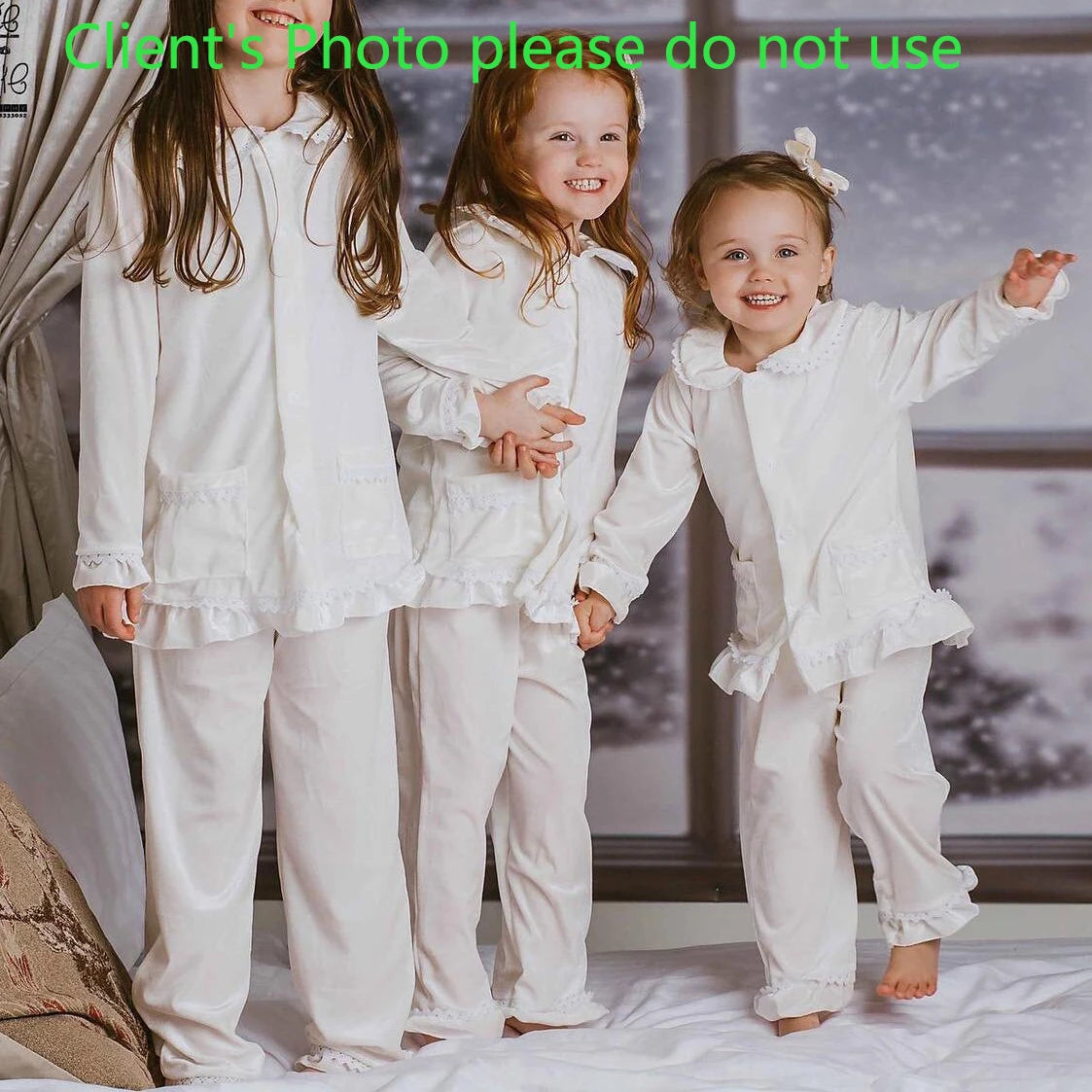 loungewear Family women kids christmas pyjamas boys girls pjs red velvet pajamas toddler children winter designer pijamas