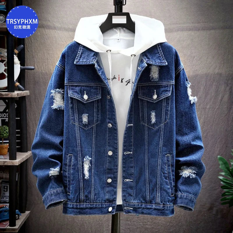 RSYPHXM Deep Blue Denim Jacket