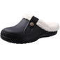 Comwarm Winter Colgs Slippers Men Waterproof Garden Shoes Home Fur Clogs Soft Plush Slippers Bedroom Fuzzy Shoes Indoor Outdoor