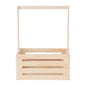 Toddler Shower Closet Basket Handled Toddler Shower Wardrobe in Wood Large Capacity Garment Hamper for Kids Bathing Clothing