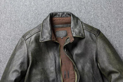 Cowhide A2 Air Force Leather Jacket