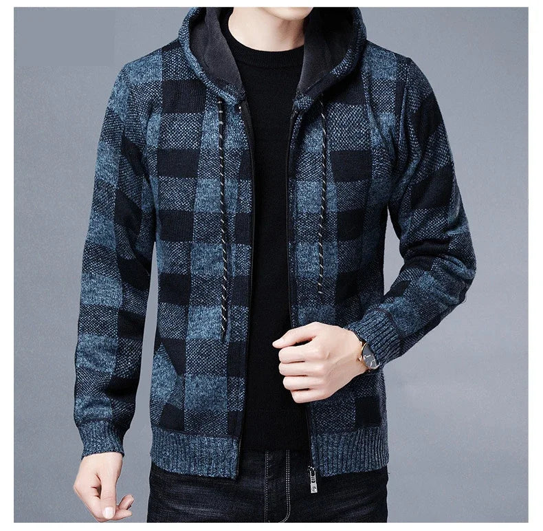 Men Sweater Jacket Fashion Winter