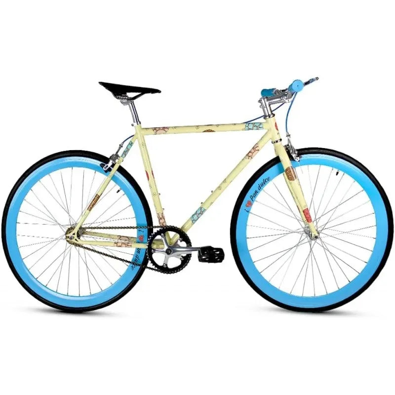 Fixed Gear Single Speed - Perfect Urban Commuter Bicycle With Front Rear Brakes - Ideal For Teens And Adults