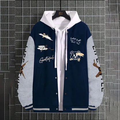 Men's Spring and Autumn Baseball Jacket