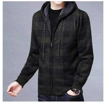 Men Sweater Jacket Fashion Winter