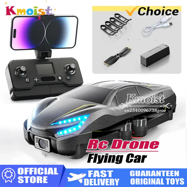 Remote Control Drone Dual Camera 2.4G RC Flying Car Drone Toy Professional Brushless Colorful Light Rc Drones Toys Gift