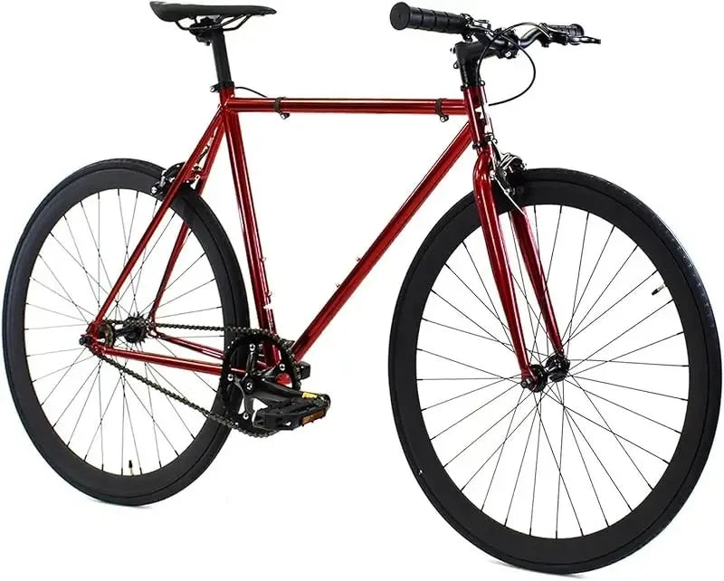 Fixed Gear Single Speed - Perfect Urban Commuter Bicycle With Front Rear Brakes - Ideal For Teens And Adults