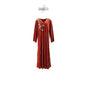 OME Muslim Robe Women's Korean Velvet Autumn/Winter Dress Abaya Dubai Robe