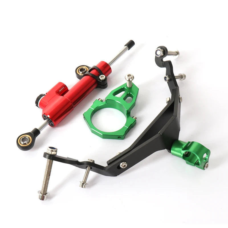 Motorcycle Steering Damper Bracket Stabilizer Mounting Kit Aluminum For Kawasaki Z900RS z900rs Z 900 RS 2018-2025