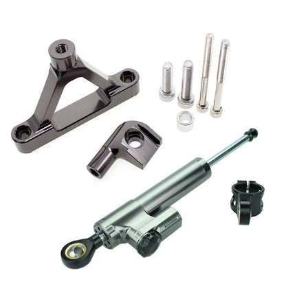 For KAWASAKI ZX10R 2004-2005 Motorcycles Steering Stabilize Damper Bracket Mount Mounting Support Holder Kit Set