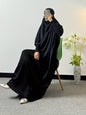 Ramadan Modesty Prayer Dress Women Jilbabs Kaftan Muslim Abayas Smocking Sleeve Dresses