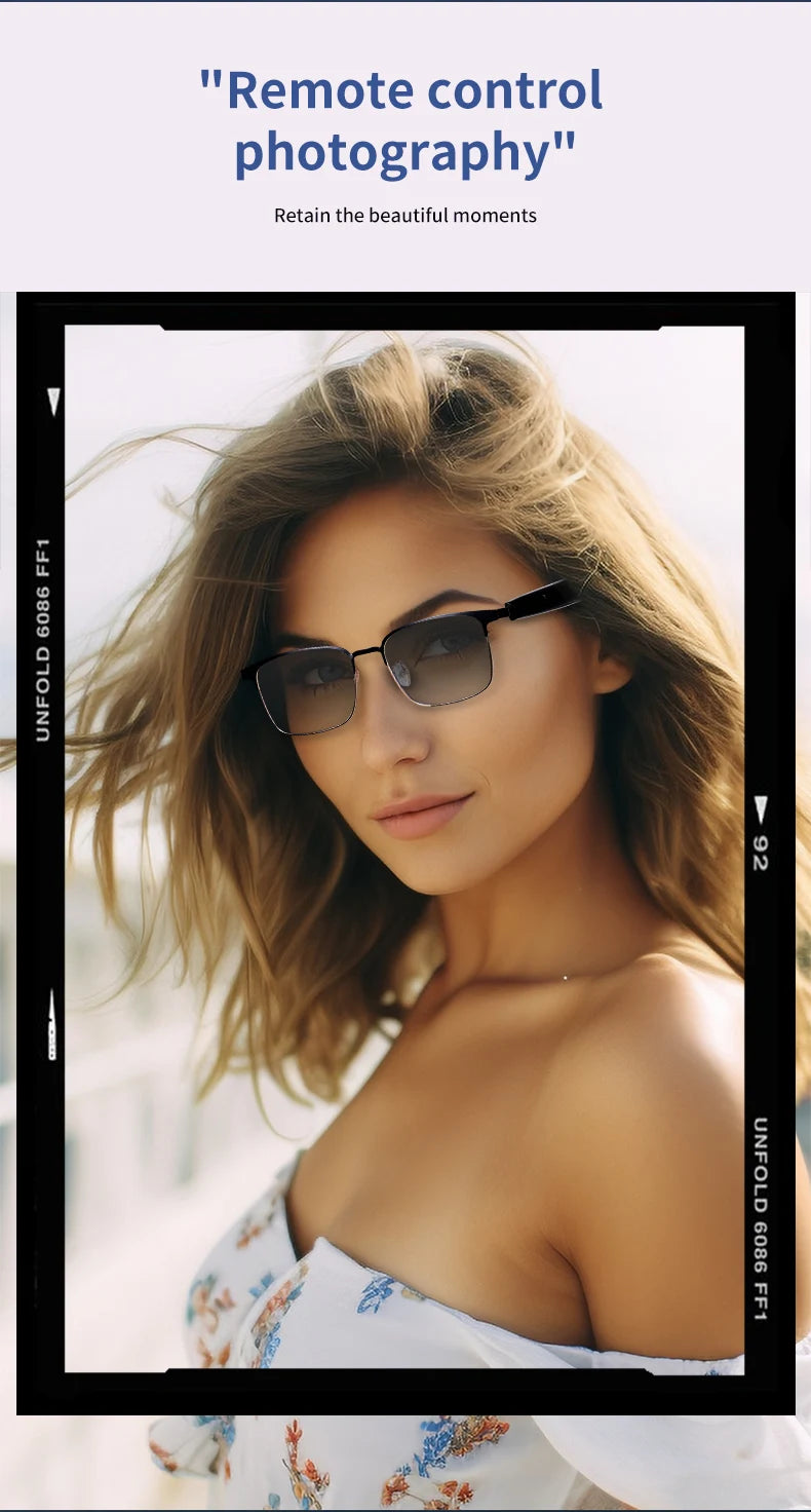 Fashion Sunglasses GS06 Smart Color-changing Bluetooth Glasses Color Change In 3 Seconds For Call/Music /Driving/Navigation