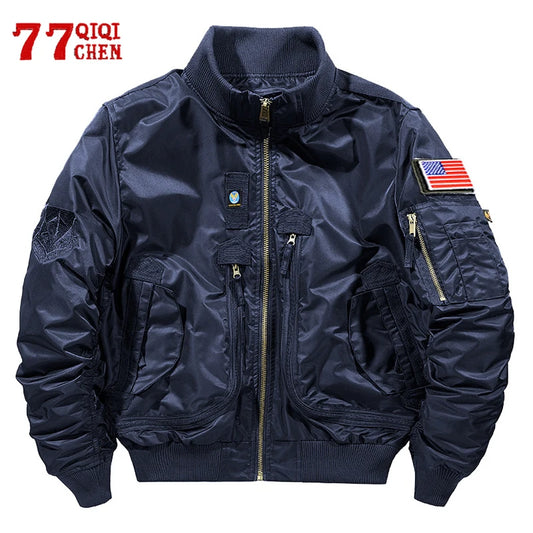 Autumn MA1 Waterproof Bomber Jacket