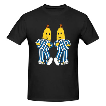 Bananas In Pyjamas Best Friend 100% Cotton T-shirt Men Fashion T Shirts Men O-Neck Short Sleeve S-6XL