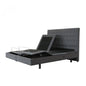 Folded Frame with Head Board, Massage, Zero Gravity, USB Charging Split King Bed Adjustable Bed