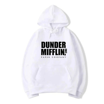 The Office Dunder Mufflin INC Paper Hoodie Dwight Schrute Sweatshirt Men Women Hoodies Casual Pullover Hooded Sweater