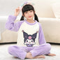 2025 Autumn Winter Children Flannel Pajamas Sets Cute Anime Cartoon Girl Pijamas Boy Warm Sleepwear Miniso Kids Homewear Clothes