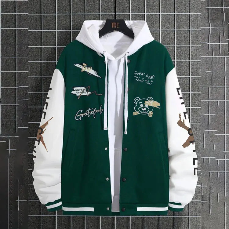 Men's Spring and Autumn Baseball Jacket