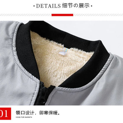 Autumn Winter Mens Thick Fleece Jackets