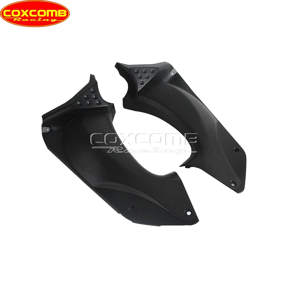 For Kawasaki ZX-14 ZX14 ZZR1400 Motorcycle Dash Cover Fairing Replacement Black Air Duct Ram Panel Trim Covers Fairing Cowl