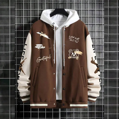 Men's Spring and Autumn Baseball Jacket