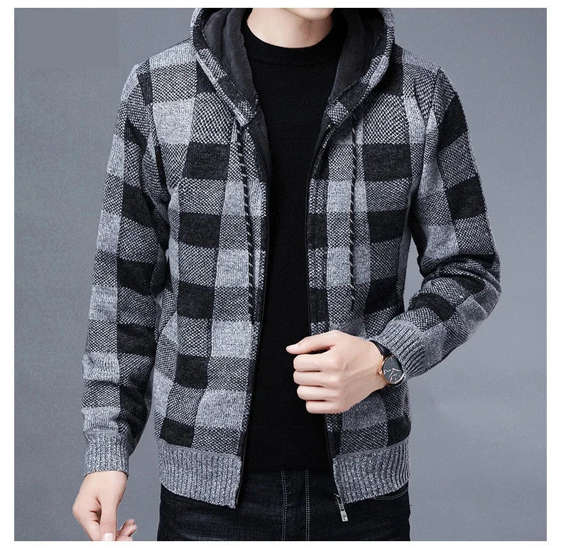 Men Sweater Jacket Fashion Winter