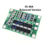 3S/4S 40A 60A Li-ion Battery Charger Protection Board 18650 BMS For Drill Motor 11.1V 12.6V/14.8V 16.8V Enhance/Balance