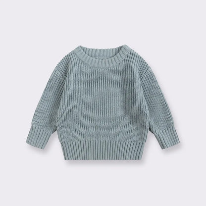 0-6T Newborn Kid Baby Boy Girl Winter Clothes Toddler Baby Sweater Infant Knit Pullover Top Casual Basic Top Knitwear Outfit