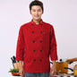 Catering Chef Overalls Men's Short-sleeved Summer Hotel Restaurant Cafeteria Baking Pastry Kitchen Chef Uniform Long-sleeved