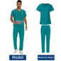 Men's Scrubs Medical Uniform Lab Set Male Wholesale Clinic Hospital Doctor Overalls V-neck Fashion Scrub Pharmacy Nurse Clothes