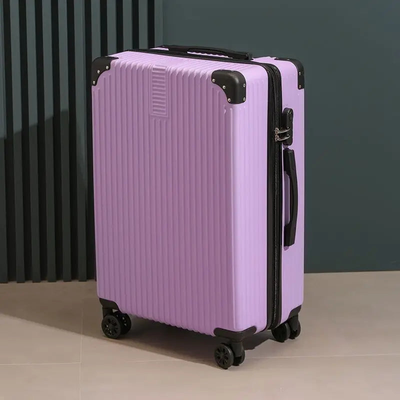 Aluminum Frame Carry-On Suitcase Luggage Mute Trolley Case Universal Wheel Durable And Sturdy Password Valise De Voyage