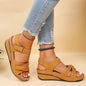 2025 Women Sandals Summer Shoes Open Toe Shoes Woman Plus Size Women Shoe Wedge Sandals Women Ladies Party Female Footwear