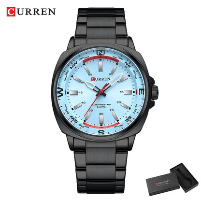 CURREN New Watches for Men Top Brand Luxury Fashion Business Quartz Men’s Wristwatch Stainless Steel Waterproof Sports Clock