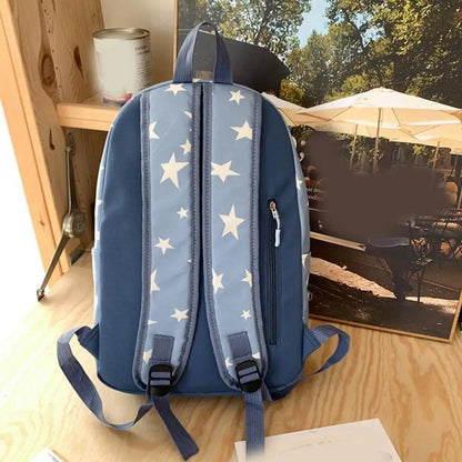 Star Backpack For Women Men, 17 Inch Star Laptop Backpack College Bag Cute Travel Backpack Student Back To School Casual Bo U1E8