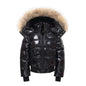 AS Winter kids Down Jackets bomber design coats with nature fur