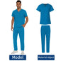 Men's Scrubs Medical Uniform Lab Set Male Wholesale Clinic Hospital Doctor Overalls V-neck Fashion Scrub Pharmacy Nurse Clothes